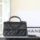 Chanel 24A CF series lambskin handle bag