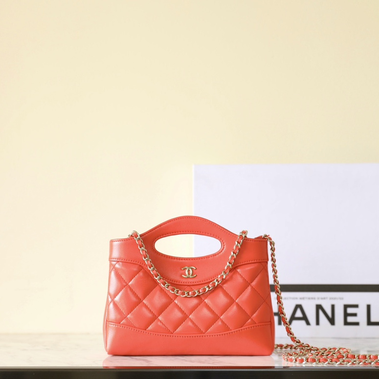 Chanel 24S spring and summer series shoulder bag red