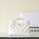 Chanel 24S spring and summer series shoulder bag white