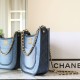 Chanel 24S washed denim Hobo bag large