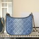 Chanel 24S washed denim Hobo bag medium