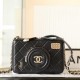 Chanel 24S limited edition camera bag black lambskin light gold hardware