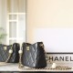 Chanel 24S series pearl Hobo bag black