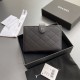 Chanel 24K series AP3824 passport holder black