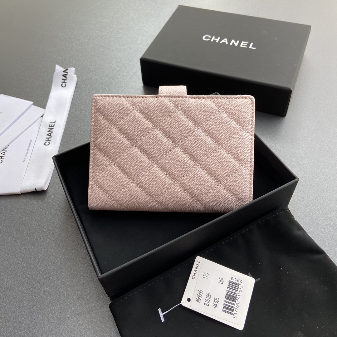 Chanel 24K series AP3824 passport holder pink