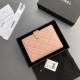 Chanel 24K series AP3824 passport holder rose pink