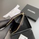 Chanel AP0221 coin purse black patent leather gold buckle