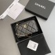 Chanel AP0222 coin purse black lambskin gold buckle