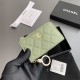 Chanel AP0223 coin purse green caviar gold buckle