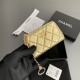 Chanel AP0224 coin purse gold lambskin gold buckle