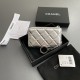 Chanel AP0224 coin purse silver lambskin silver buckle