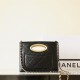 Chanel 24B series AS5038 shoulder handbag black