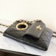 Chanel 24B series AS5038 shoulder handbag black