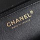 Chanel 24B series AS5026 lambskin flap bag black