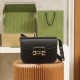 Gucci Horsebit Series Black Shoulder Bag