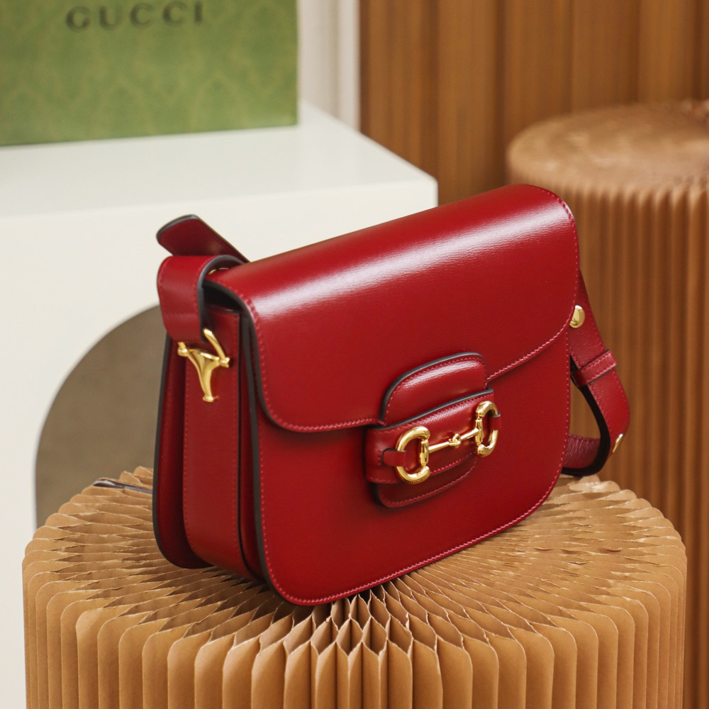 Gucci Horsebit 1955 Series Classic Red Bag Replica