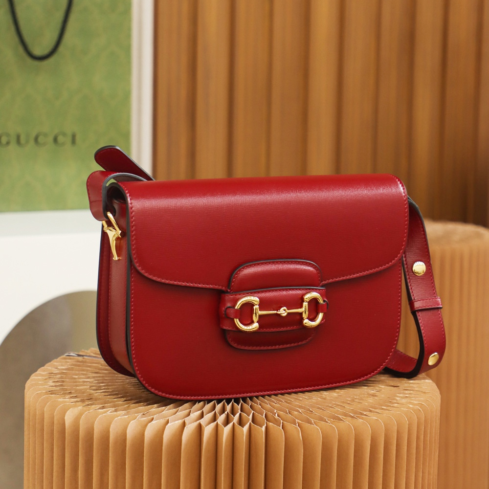 Gucci Horsebit 1955 Series Classic Red Bag Replica