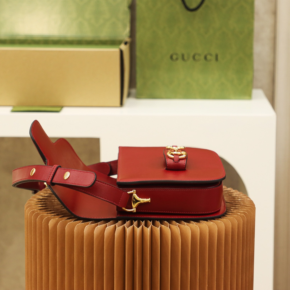 Gucci Horsebit 1955 Series Classic Red Bag Replica