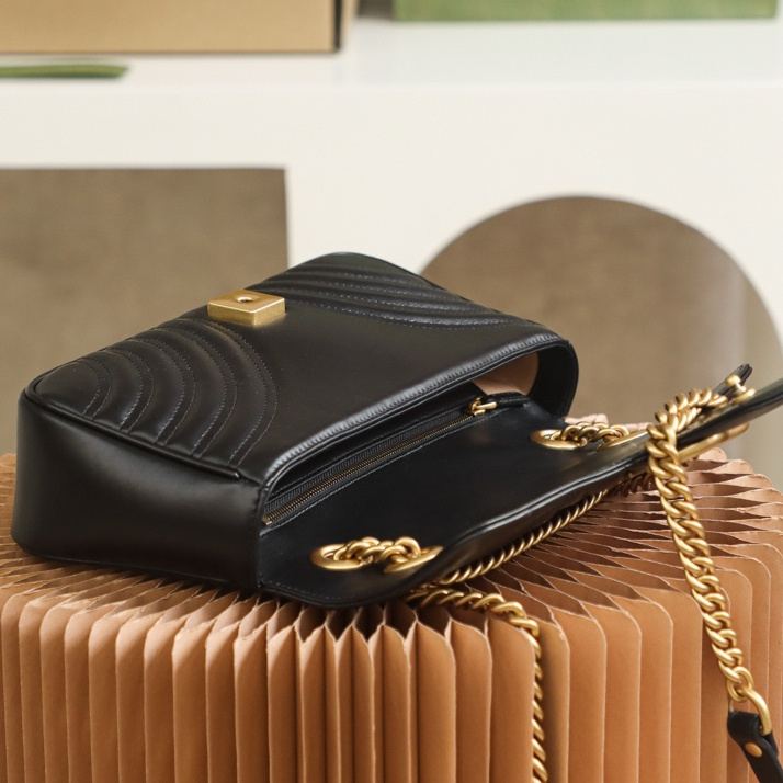 Gucci Marmont Series Black Bag High-Quality Replica