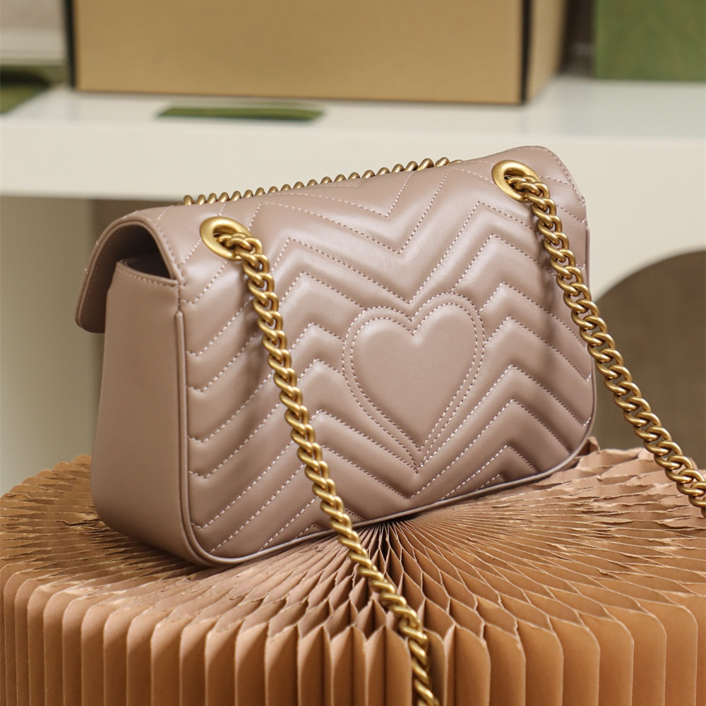 Gucci Marmont Series Nude Pink Bag Replica