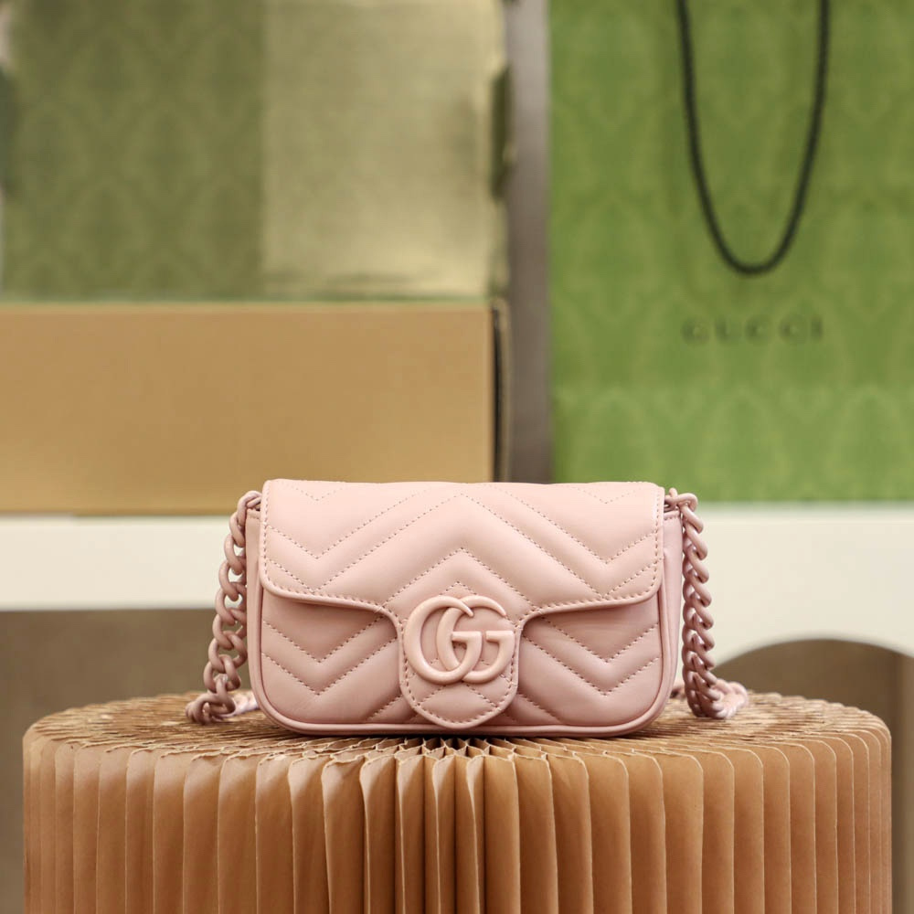 Gucci Marmont Series Premium Replica Light Pink