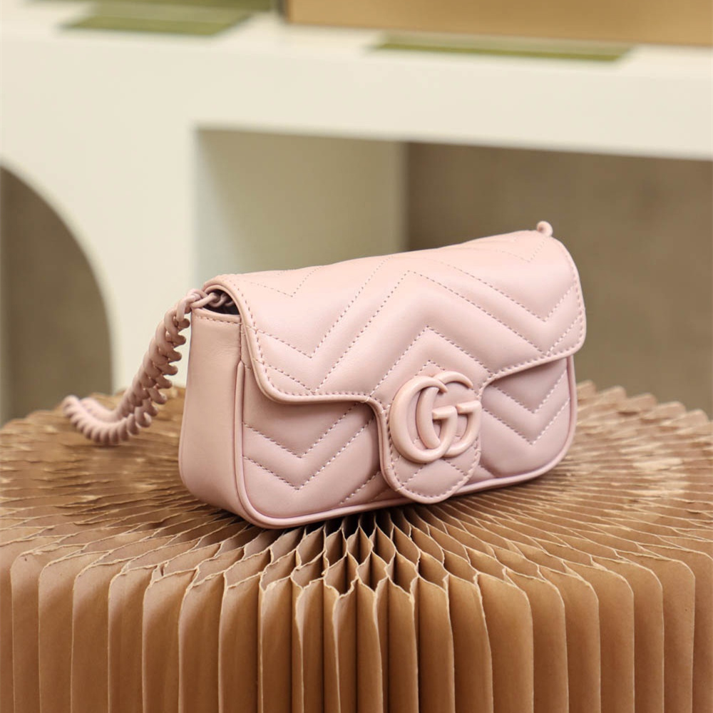 Gucci Marmont Series Premium Replica Light Pink