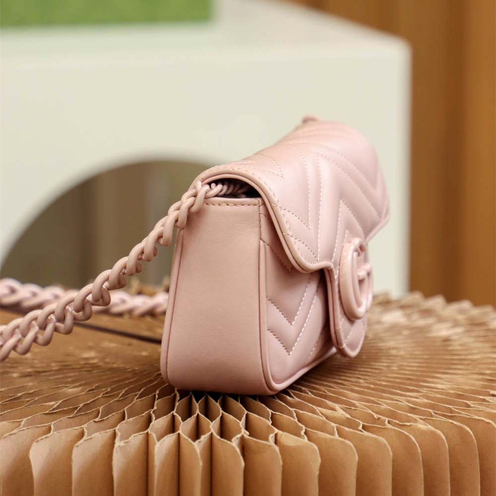 Gucci Marmont Series Premium Replica Light Pink