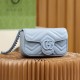 Gucci Marmont Series Shoulder Bag Blue