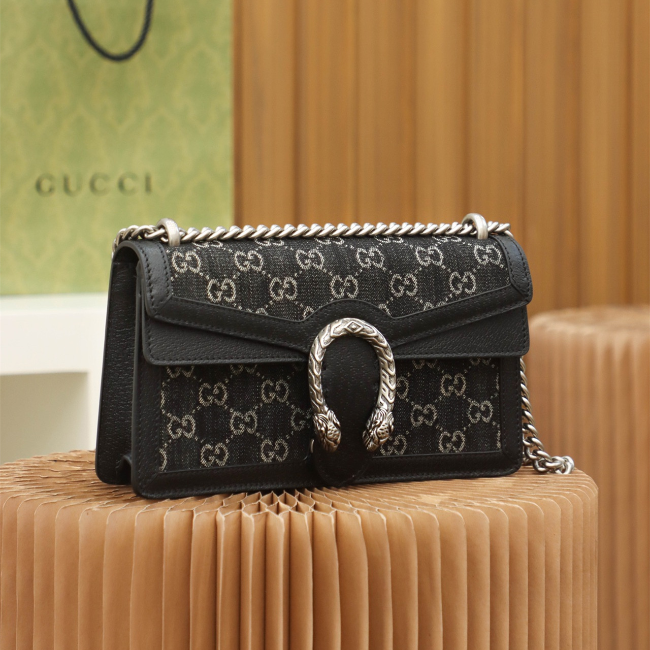 Gucci Dionysus Bag Black Denim