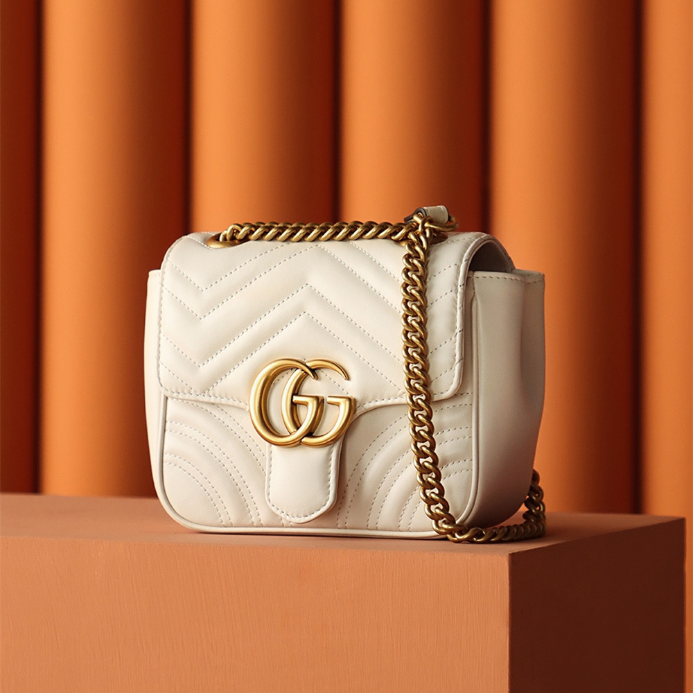 Gucci Mini Marmont Bag White