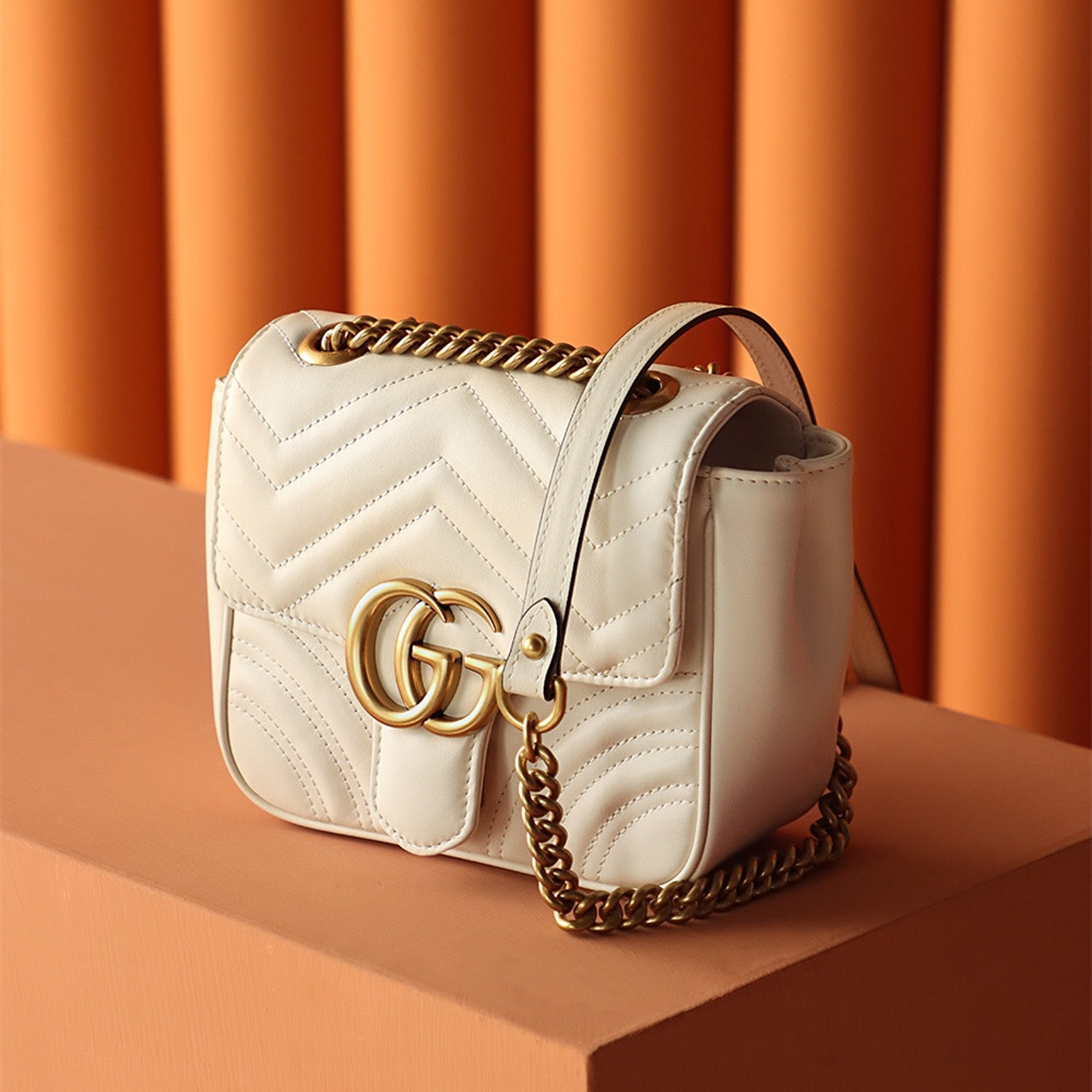 Gucci Mini Marmont Bag White