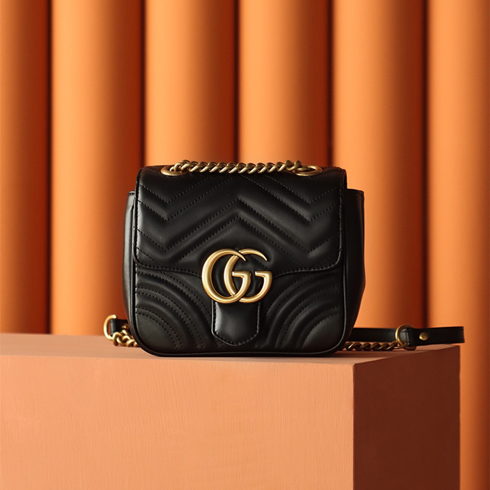 Gucci Mini Marmont Bag Black