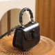 Gucci Bamboo Series Black Leather Mini Bag