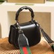 Gucci Bamboo Series Black Leather Mini Bag