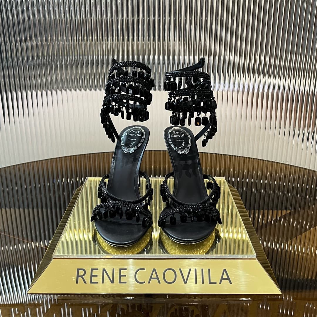 Rene Caovilla 2024SS Chandelier Crystal Sandal