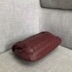 Bottega Veneta Mini BV Jodie Bag In Bordeaux Woven Leather