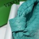 Bottega Veneta Mini BV Jodie Bag In Green Water Woven Leather