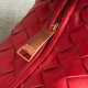 Bottega Veneta Mini BV Jodie Bag In Red Woven Leather