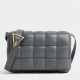 Bottega Veneta Padded Cassette Bag In Thunder Calfskin