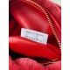 Bottega Veneta Mini BV Jodie Bag In Red Shearling