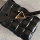 Bottega Veneta Padded Cassette Bag In Black Calfskin