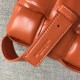 Bottega Veneta Padded Cassette Bag In Orange Calfskin