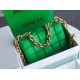 Bottega Veneta Chain Cassette Bag In Green Calfskin