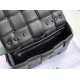 Bottega Veneta Chain Cassette Bag In Noir Calfskin