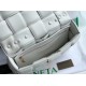 Bottega Veneta Chain Cassette Bag In White Calfskin