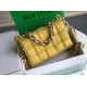 Bottega Veneta Chain Cassette Bag In Yellow Calfskin