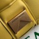 Bottega Veneta Chain Cassette Bag In Yellow Calfskin