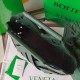 Bottega Veneta Medium Point Bag In Green Intrecciato Leather