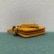 Bottega Veneta Mount Small Bag In Yellow Calfskin