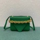 Bottega Veneta Mount Small Bag In Green Leather